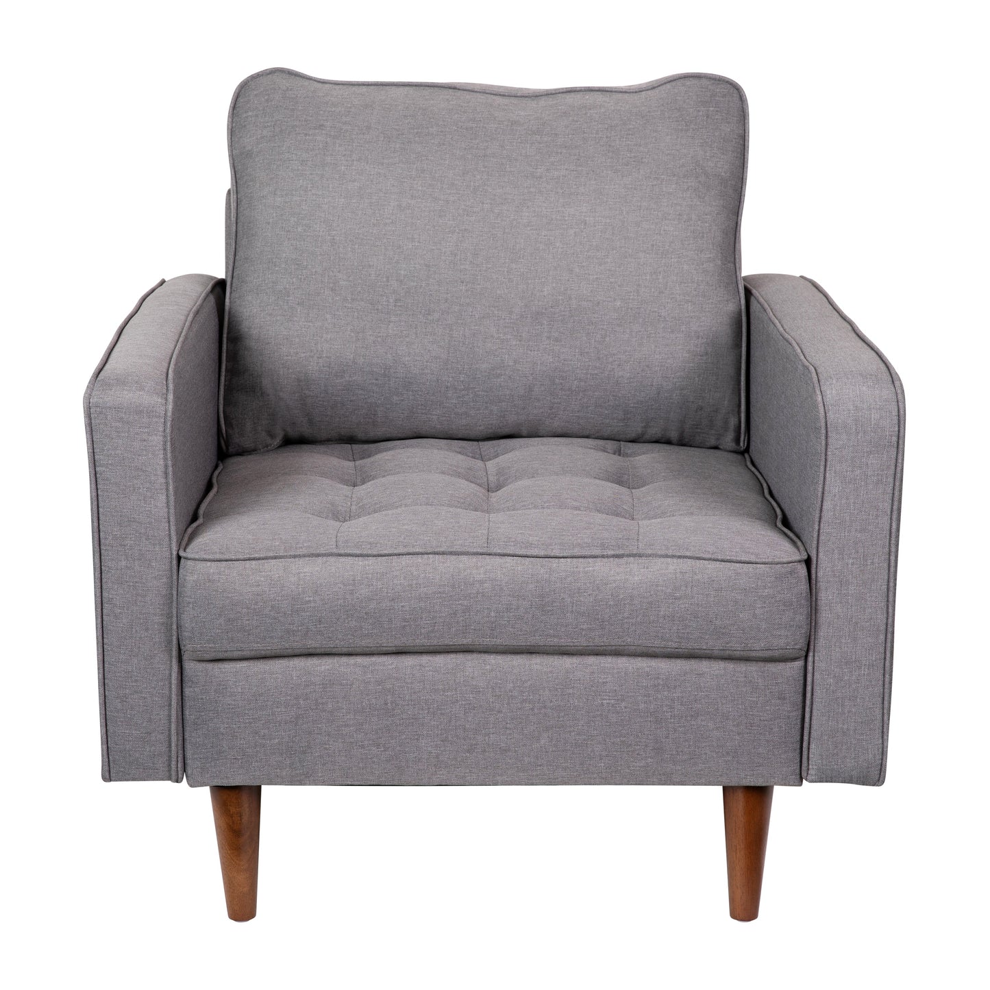 Slate Gray Upholstered Chair IS-PC100-GY-GG