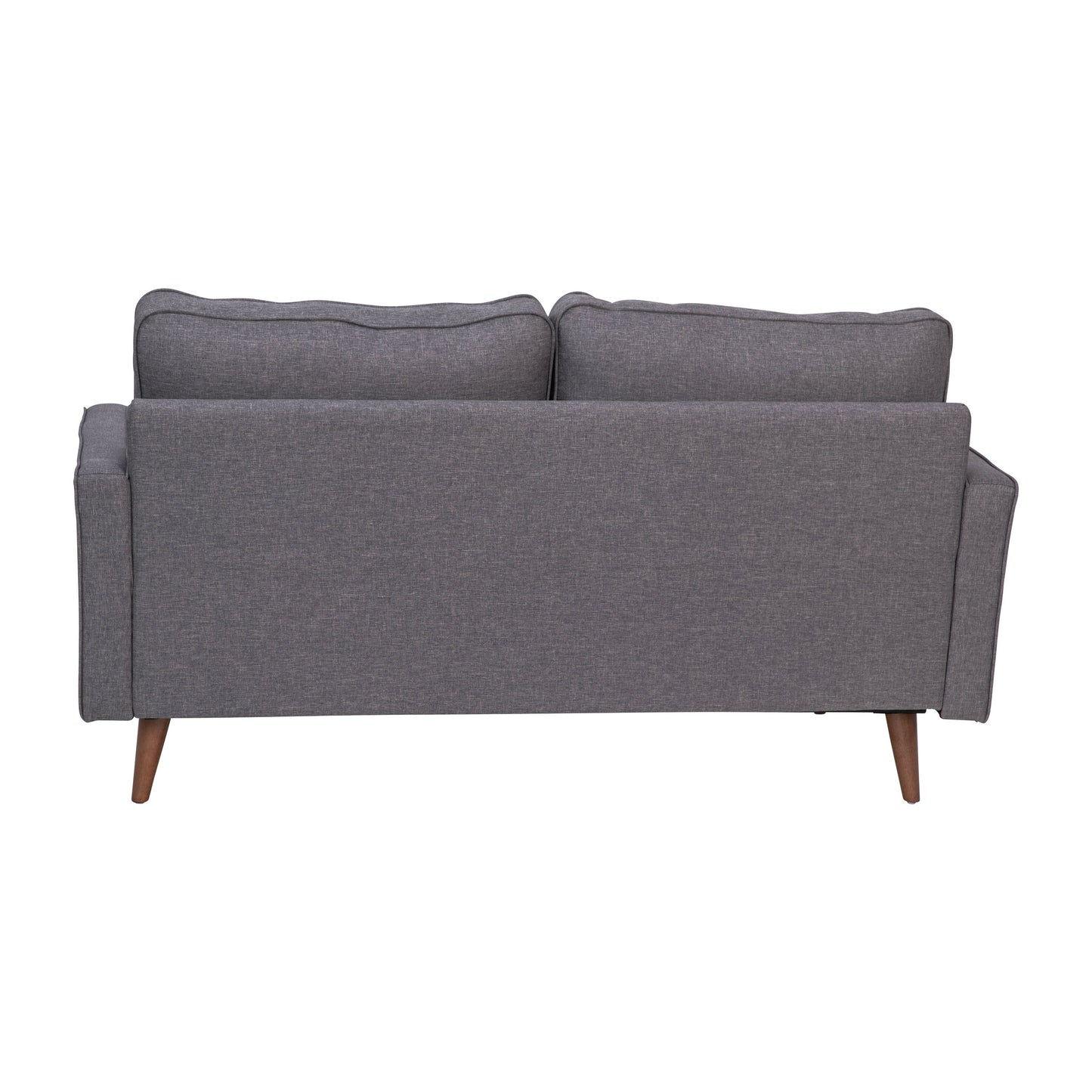 Dark Gray Upholstered Loveseat IS-PL100-DKGY-GG