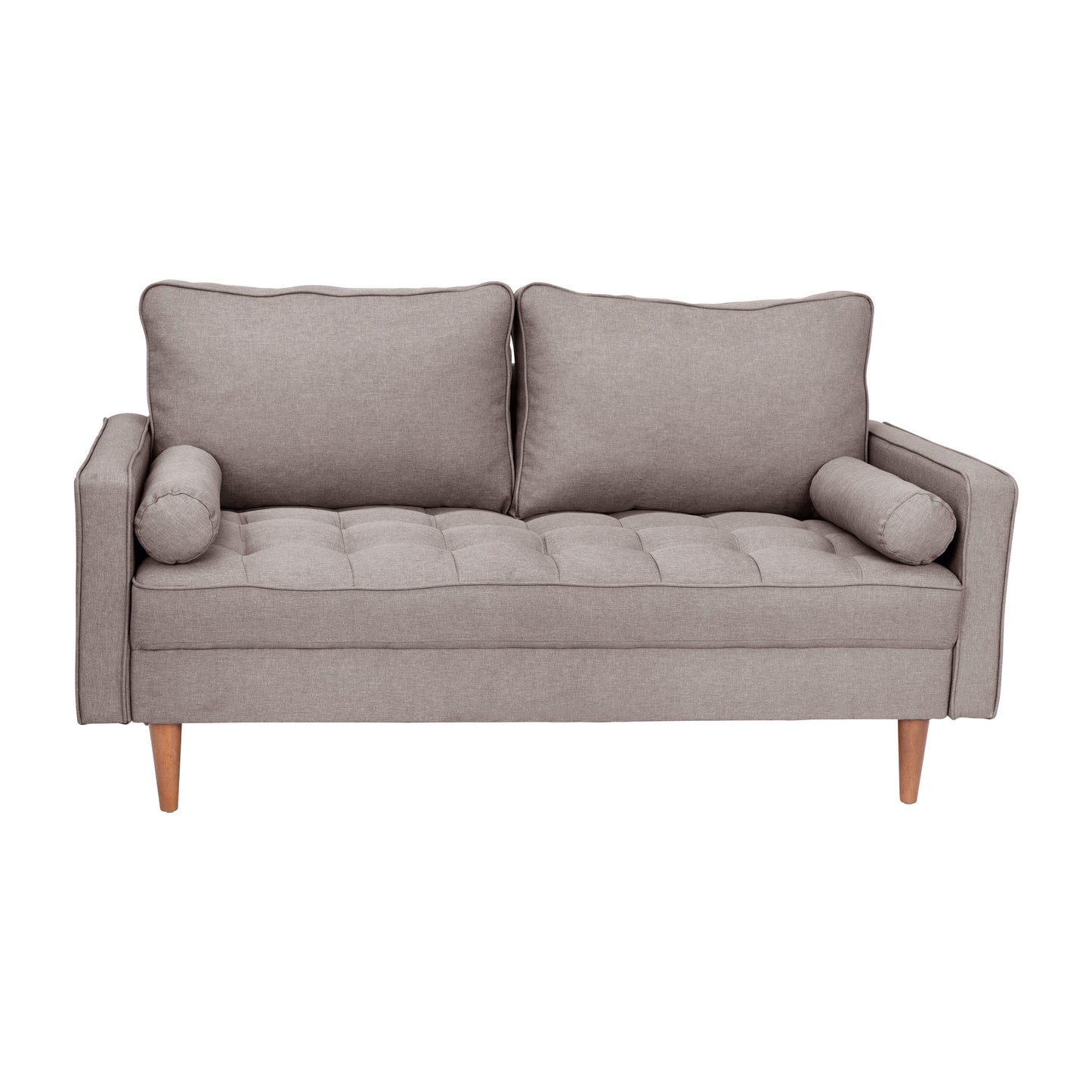 SLT Gray Upholstered Loveseat IS-PL100-GY-GG