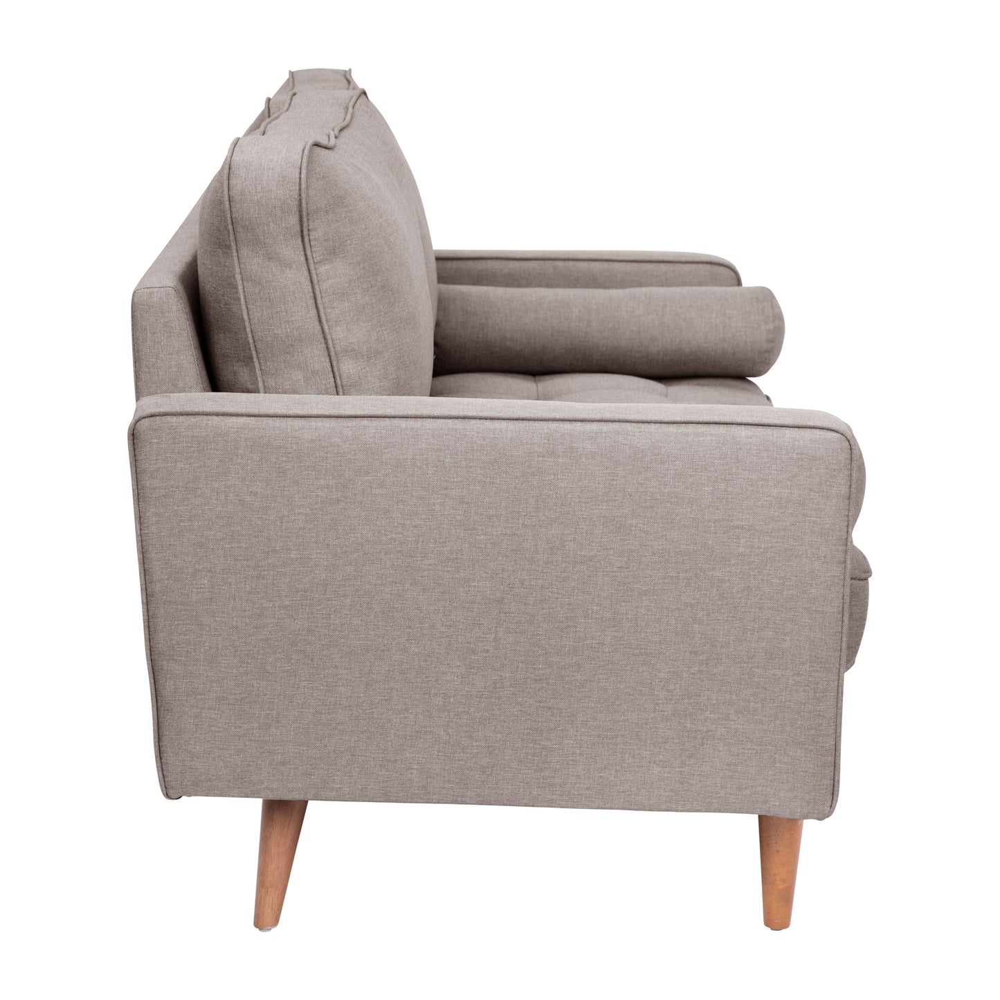 SLT Gray Upholstered Loveseat IS-PL100-GY-GG