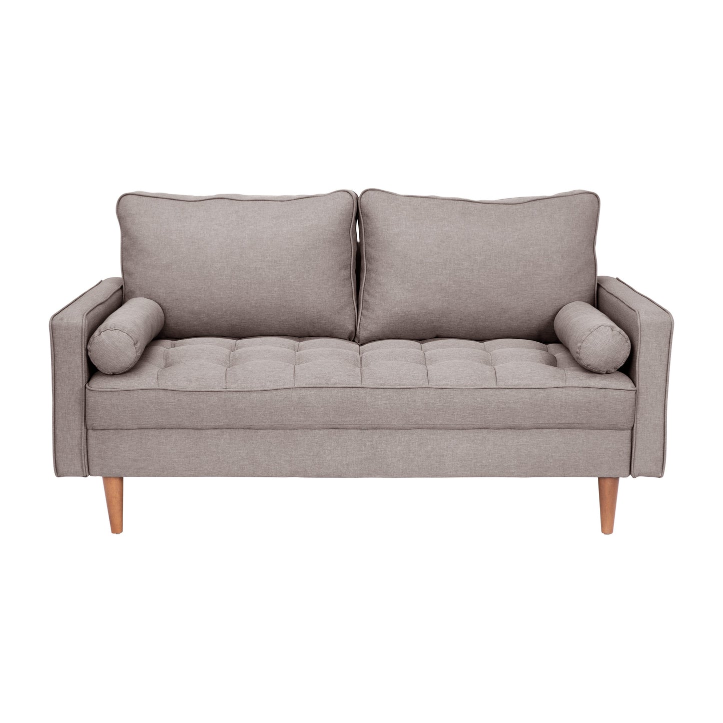 SLT Gray Upholstered Loveseat IS-PL100-GY-GG