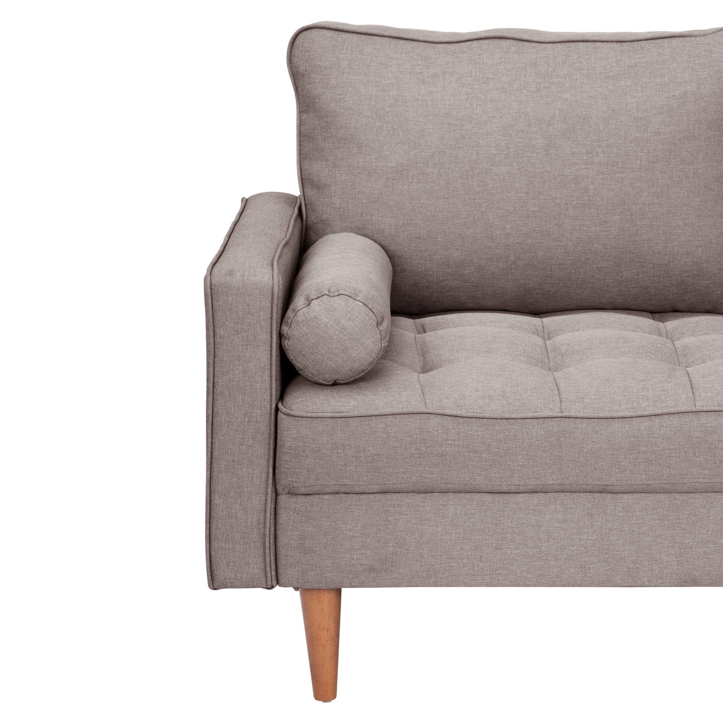 SLT Gray Upholstered Loveseat IS-PL100-GY-GG