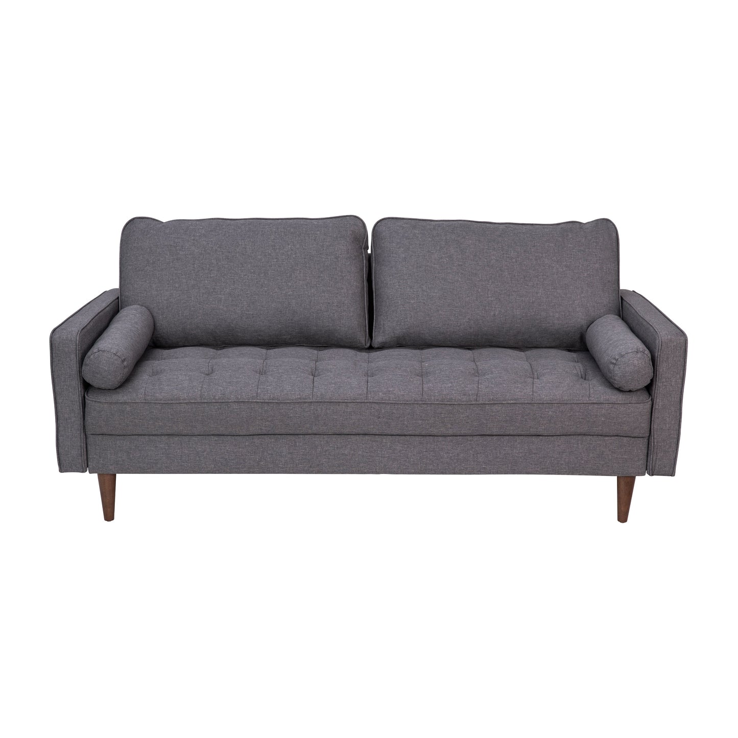 Dark Gray Upholstered Sofa IS-PS100-DKGY-GG