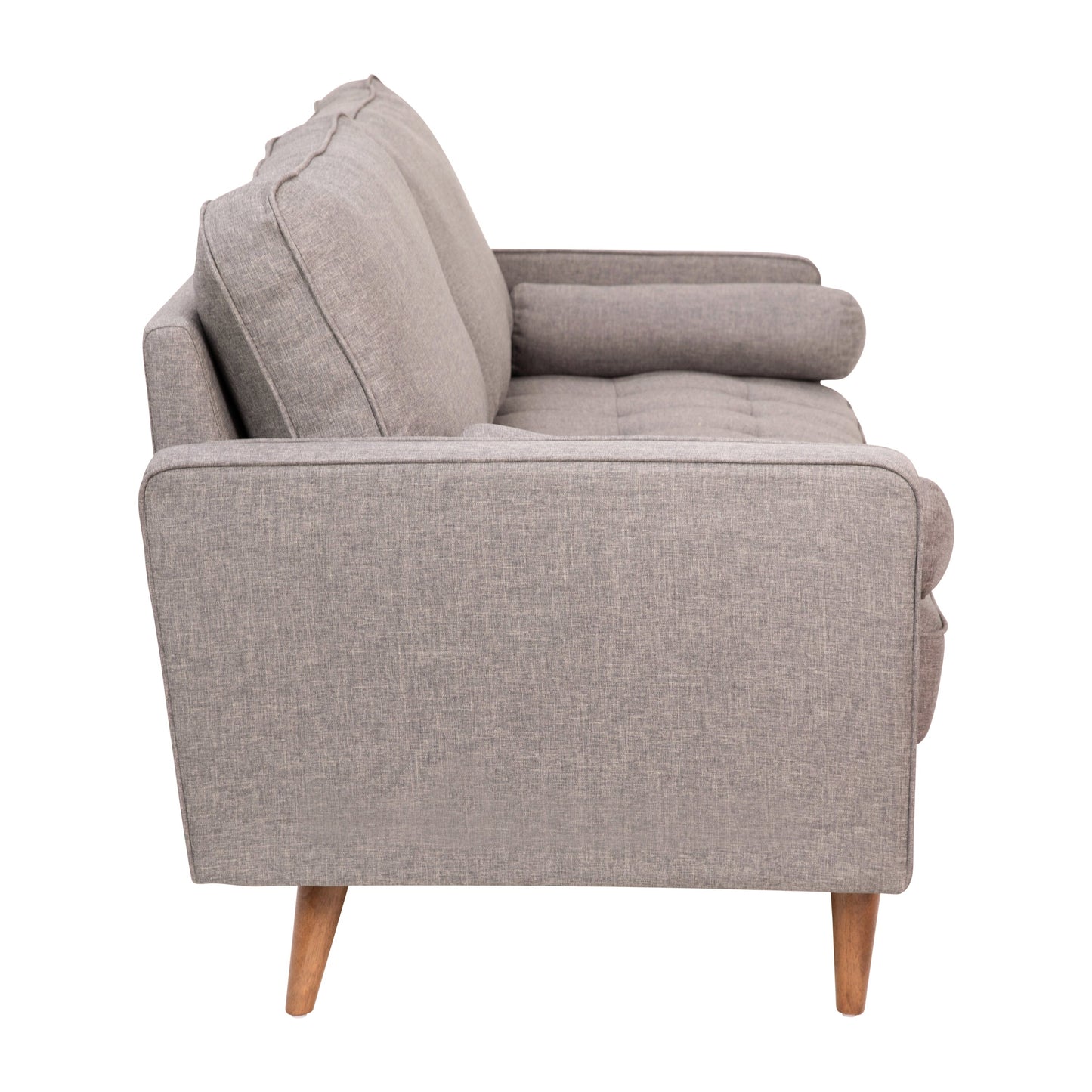 Slate Gray Upholstered Sofa IS-PS100-GY-GG