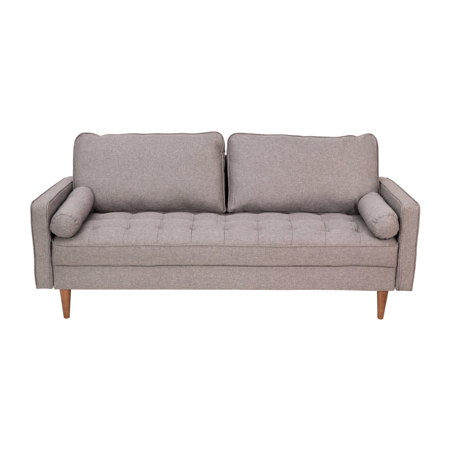 Slate Gray Upholstered Sofa IS-PS100-GY-GG