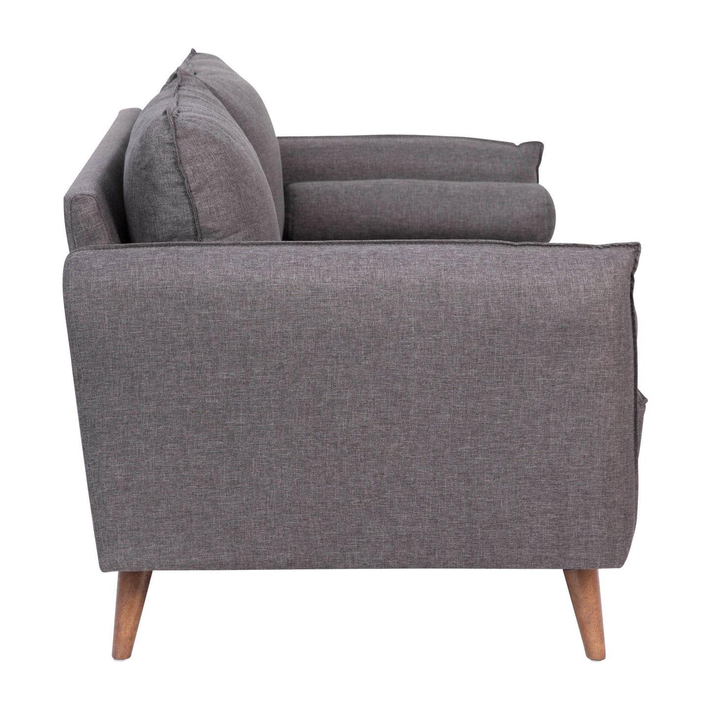 Gray Upholstered Loveseat IS-VL100-GY-GG