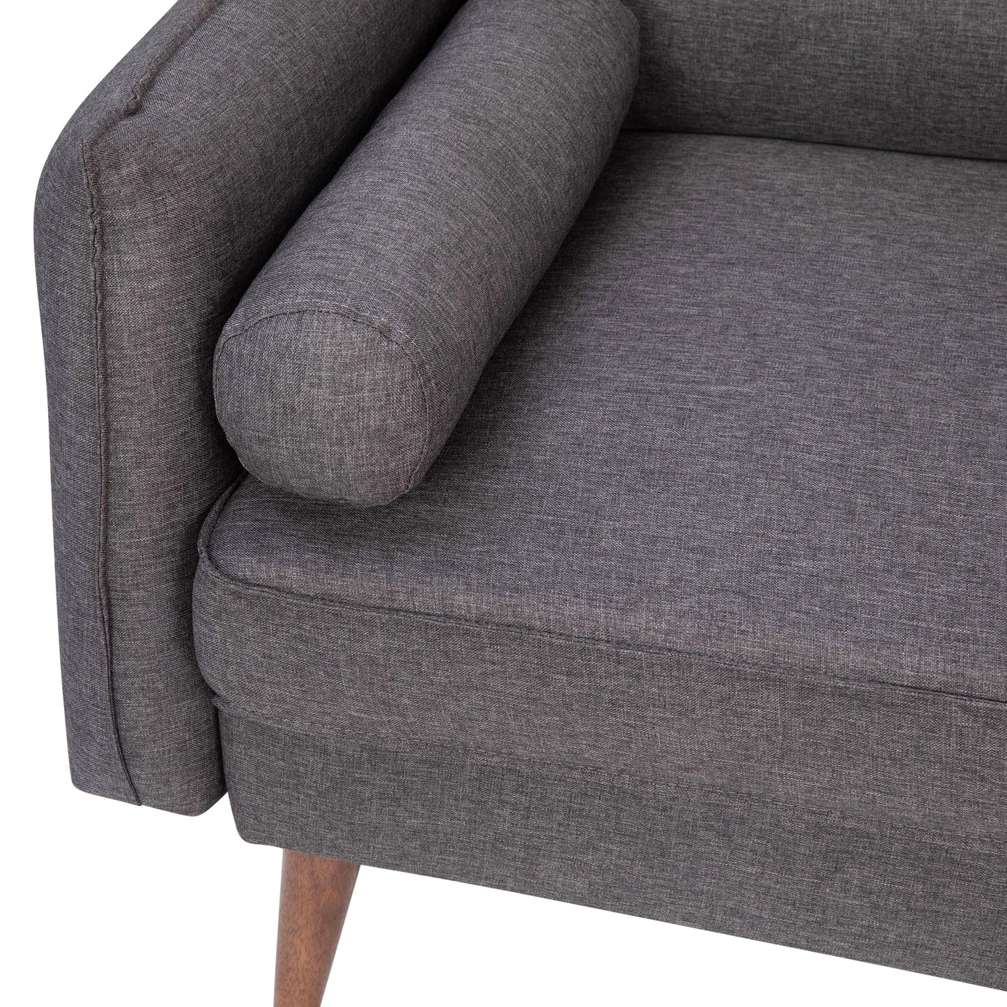 Gray Upholstered Loveseat IS-VL100-GY-GG