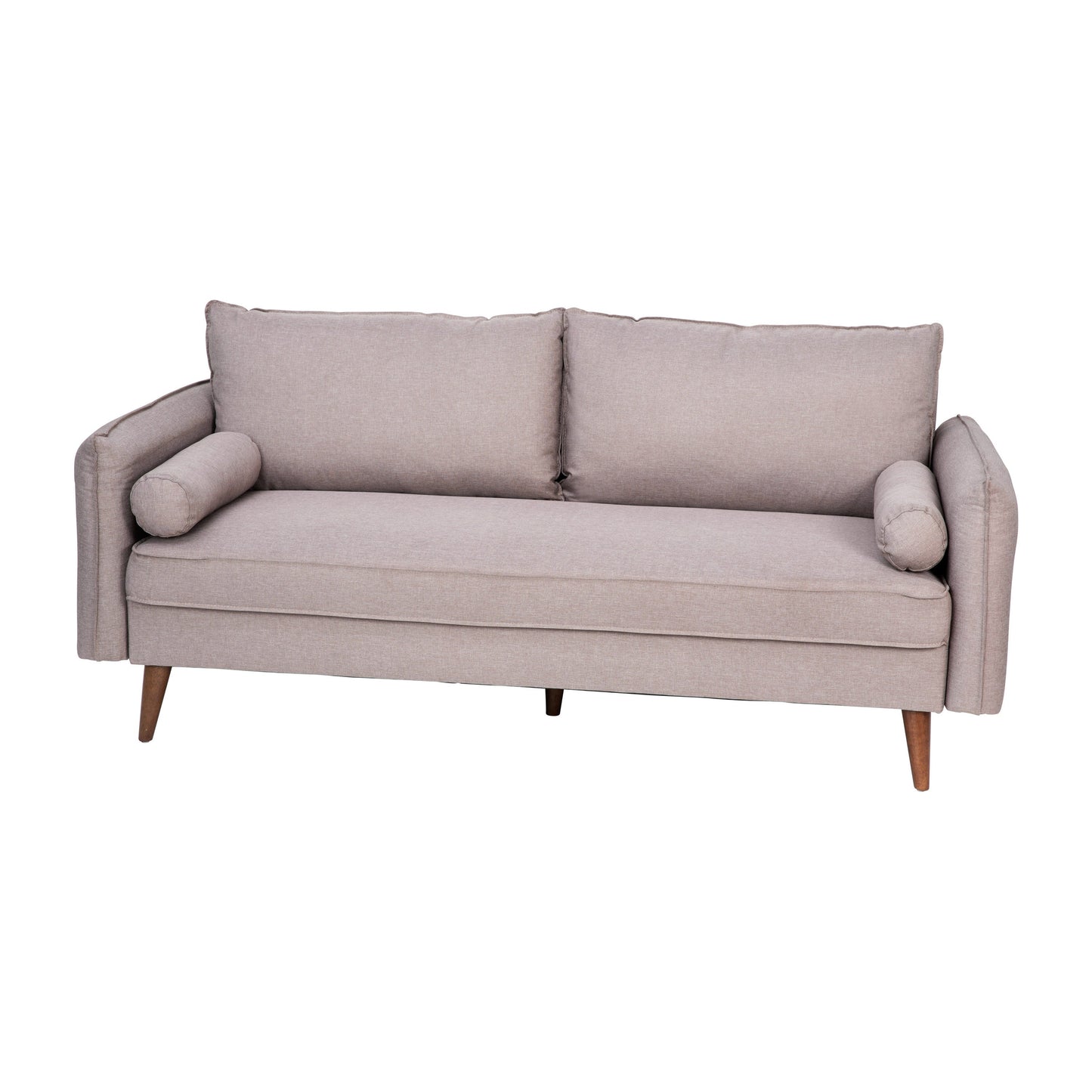 Taupe Upholstered Sofa IS-VS100-BR-GG