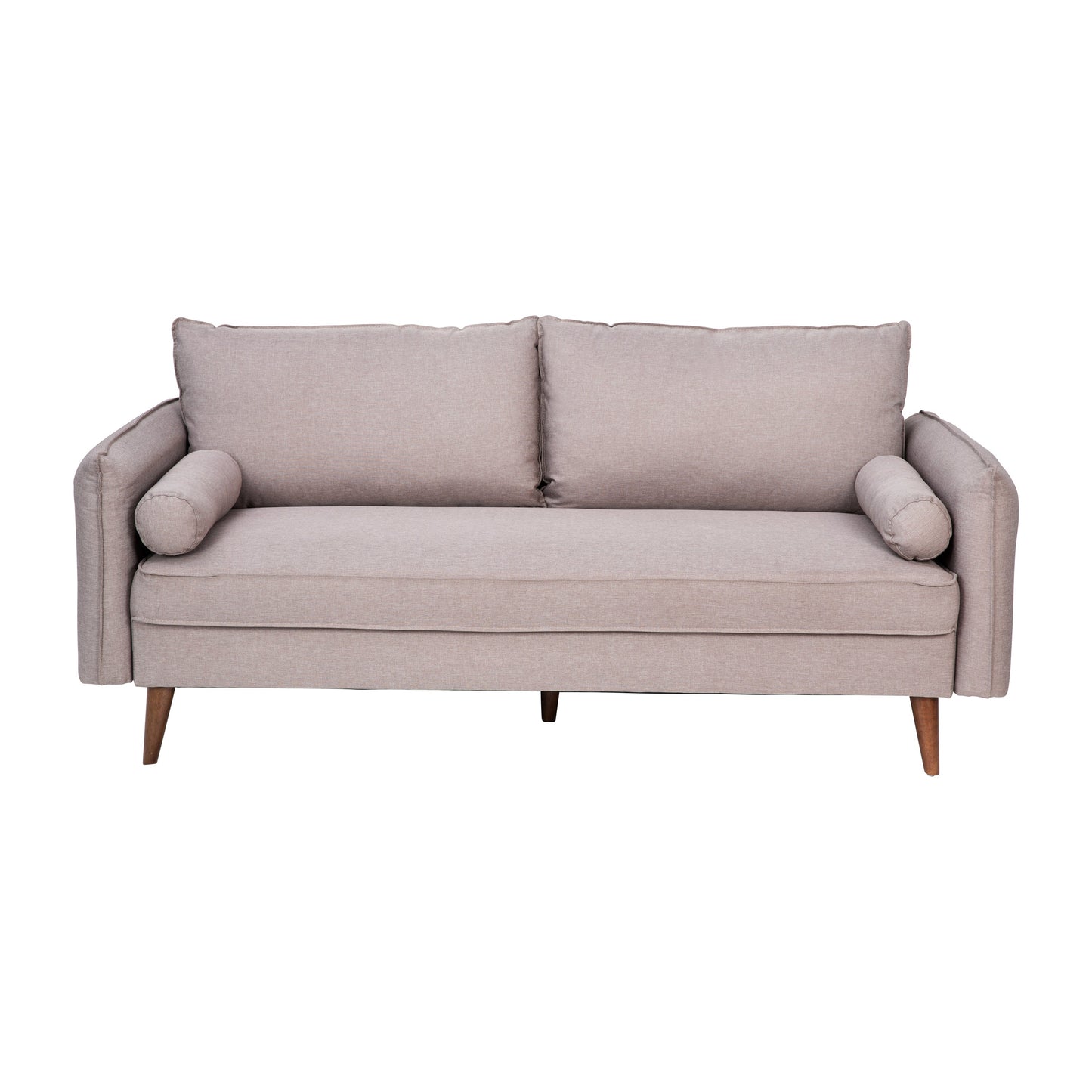 Taupe Upholstered Sofa IS-VS100-BR-GG