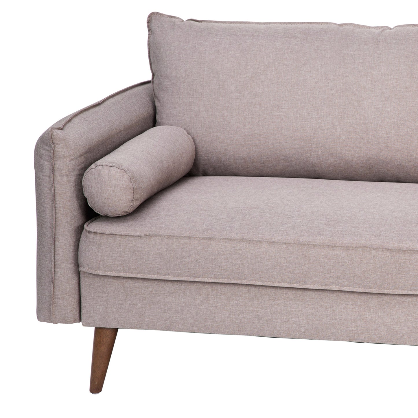 Taupe Upholstered Sofa IS-VS100-BR-GG