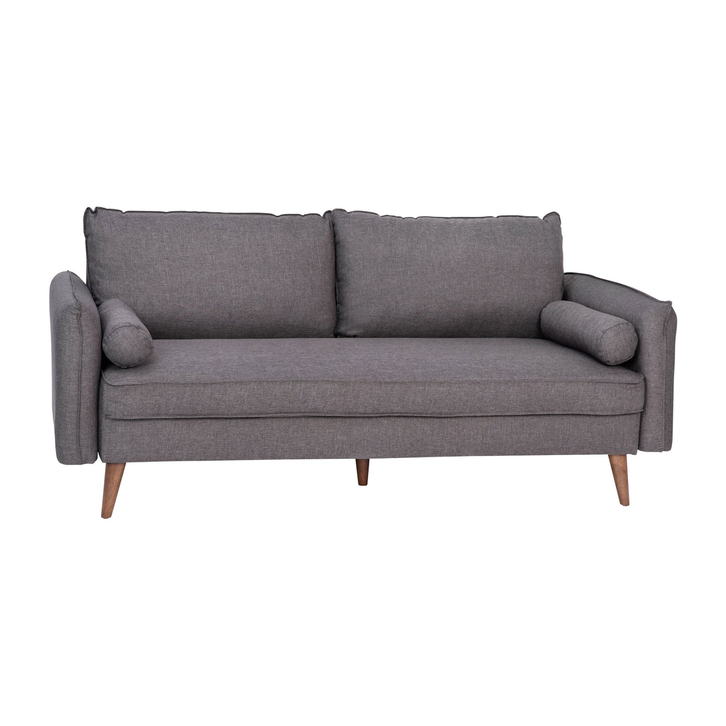 Gray Upholstered Sofa IS-VS100-GY-GG