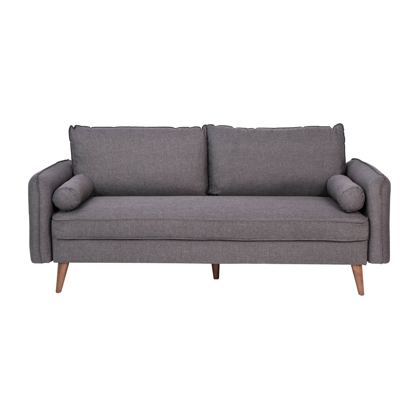 Gray Upholstered Sofa IS-VS100-GY-GG