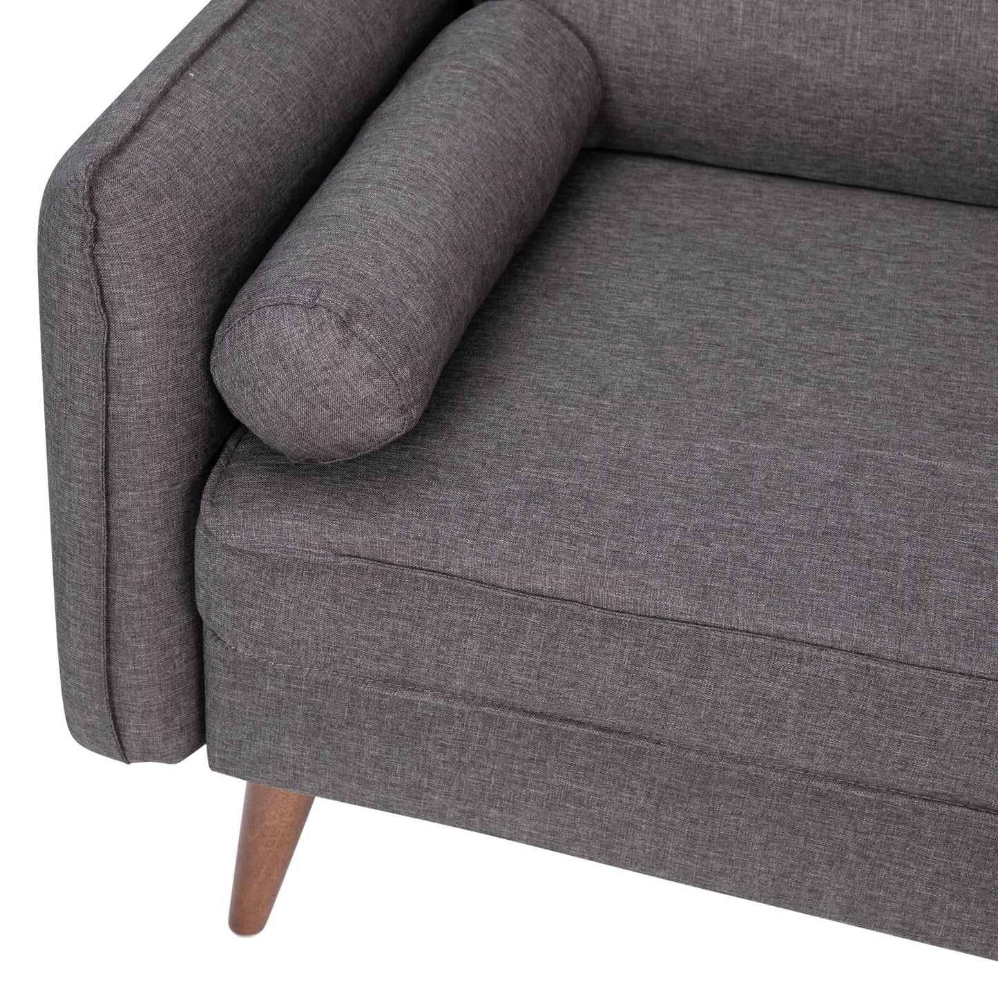 Gray Upholstered Sofa IS-VS100-GY-GG