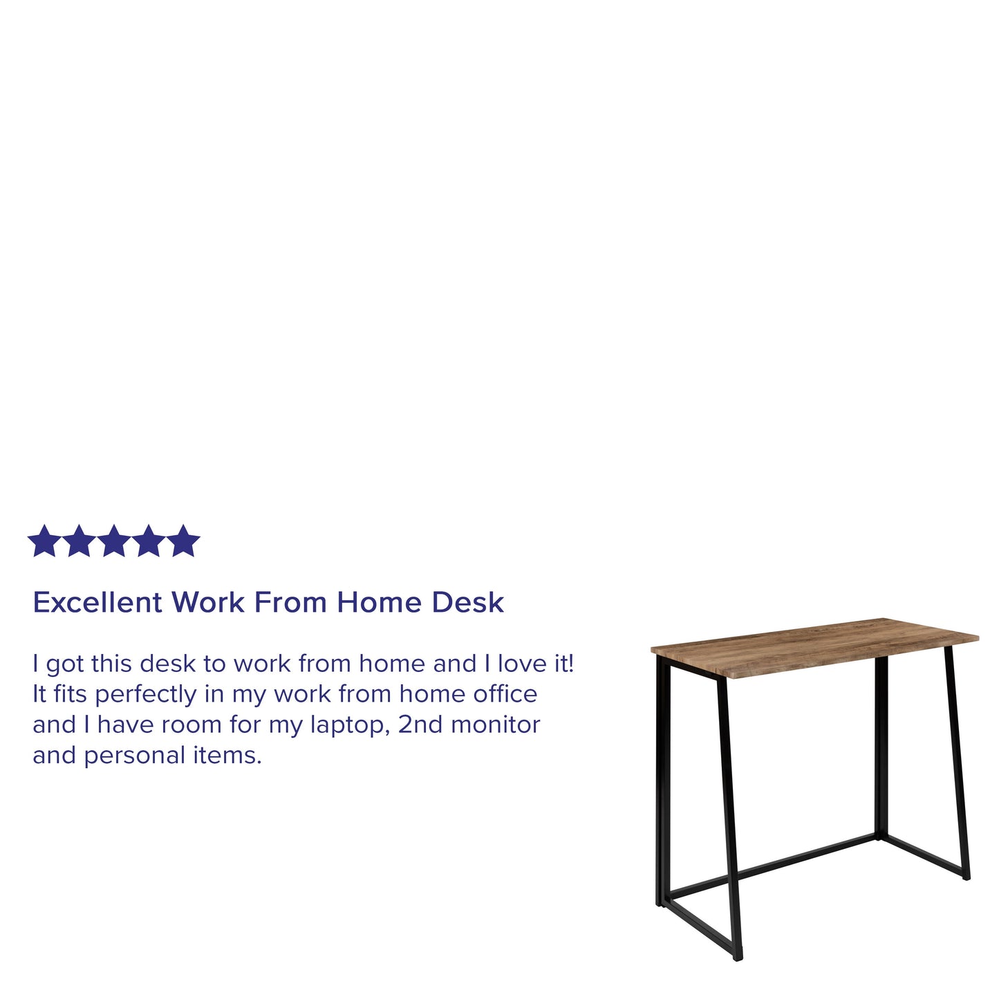 36" Home Office Folding Desk JB-YJ354D-GG