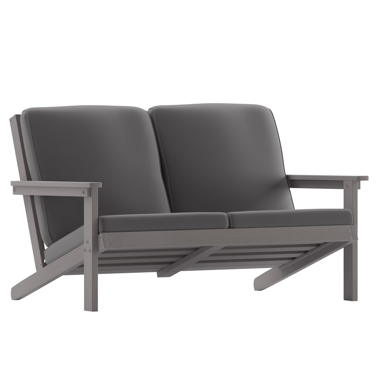 Gray/Gray Loveseat-Cushions JJ-C14022-GY-GG