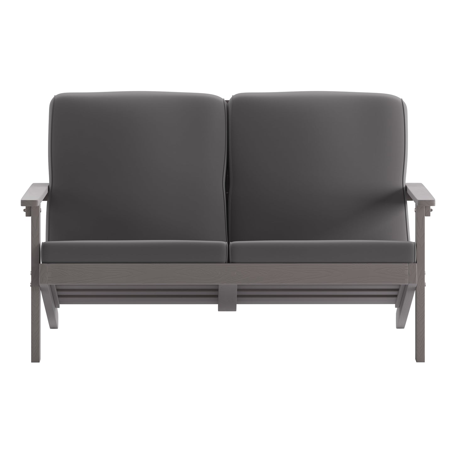 Gray/Gray Loveseat-Cushions JJ-C14022-GY-GG