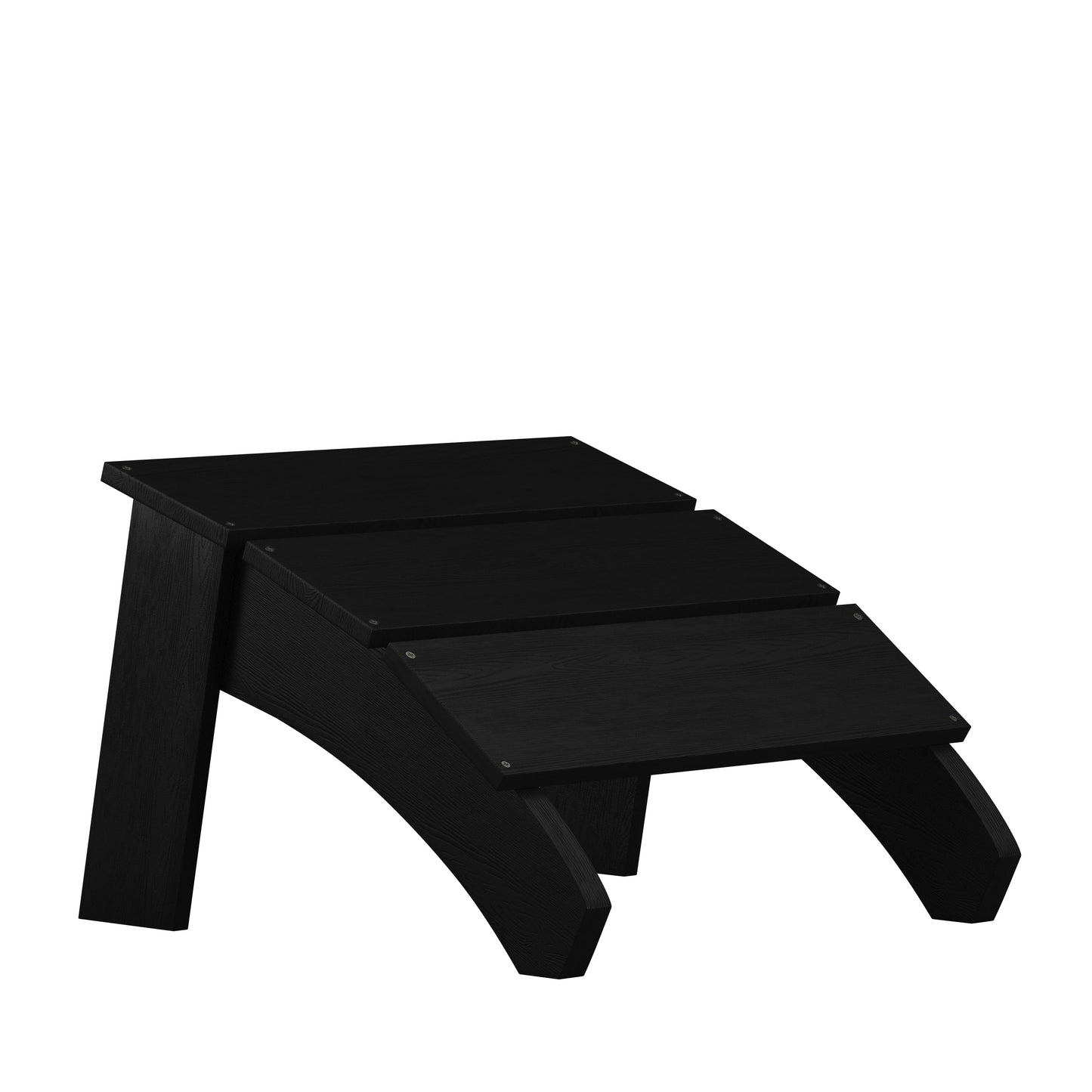 Black Adirondack Footrest JJ-C14309-BK-GG