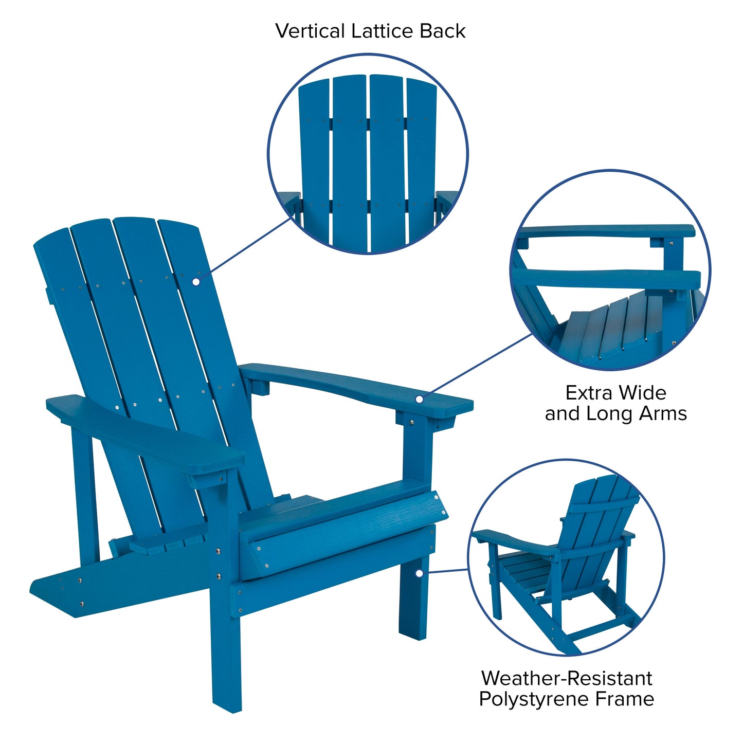 Blue Table and 2 Chair Set JJ-C14501-2-T14001-BLU-GG