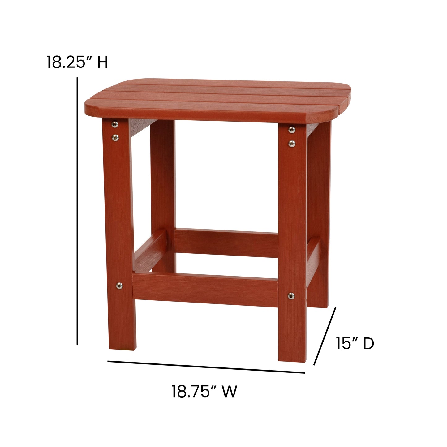 Red Table and 2 Chair Set JJ-C14501-2-T14001-RED-GG