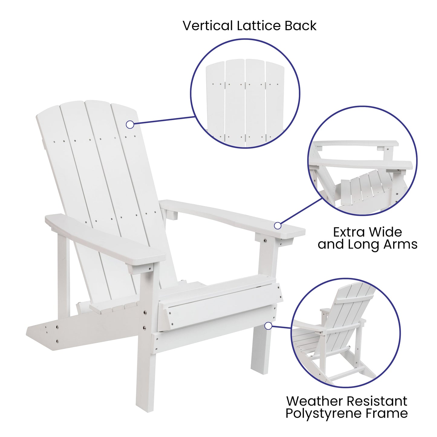 White Table and 2 Chair Set JJ-C14501-2-T14001-WH-GG