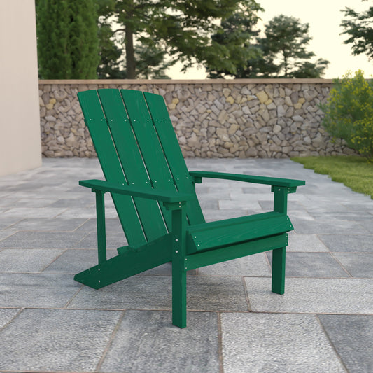 Green Poly Adirondack Chair JJ-C14501-GRN-GG