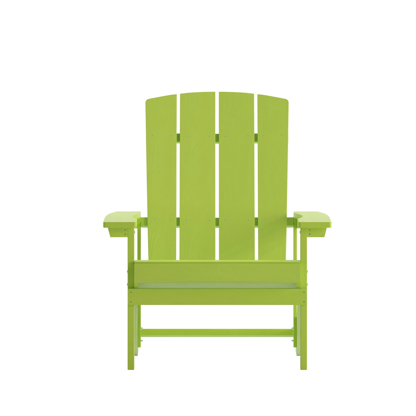 Lime Poly Adirondack Chair JJ-C14501-LM-GG