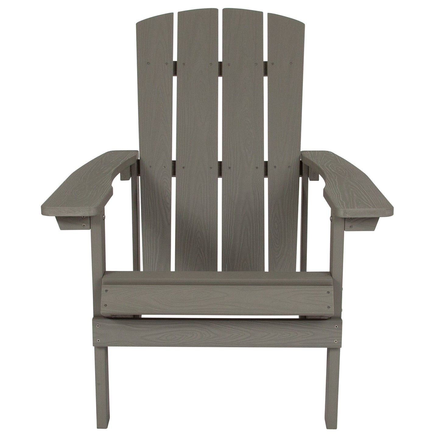 Gray Poly Adirondack Chair JJ-C14501-LTG-GG