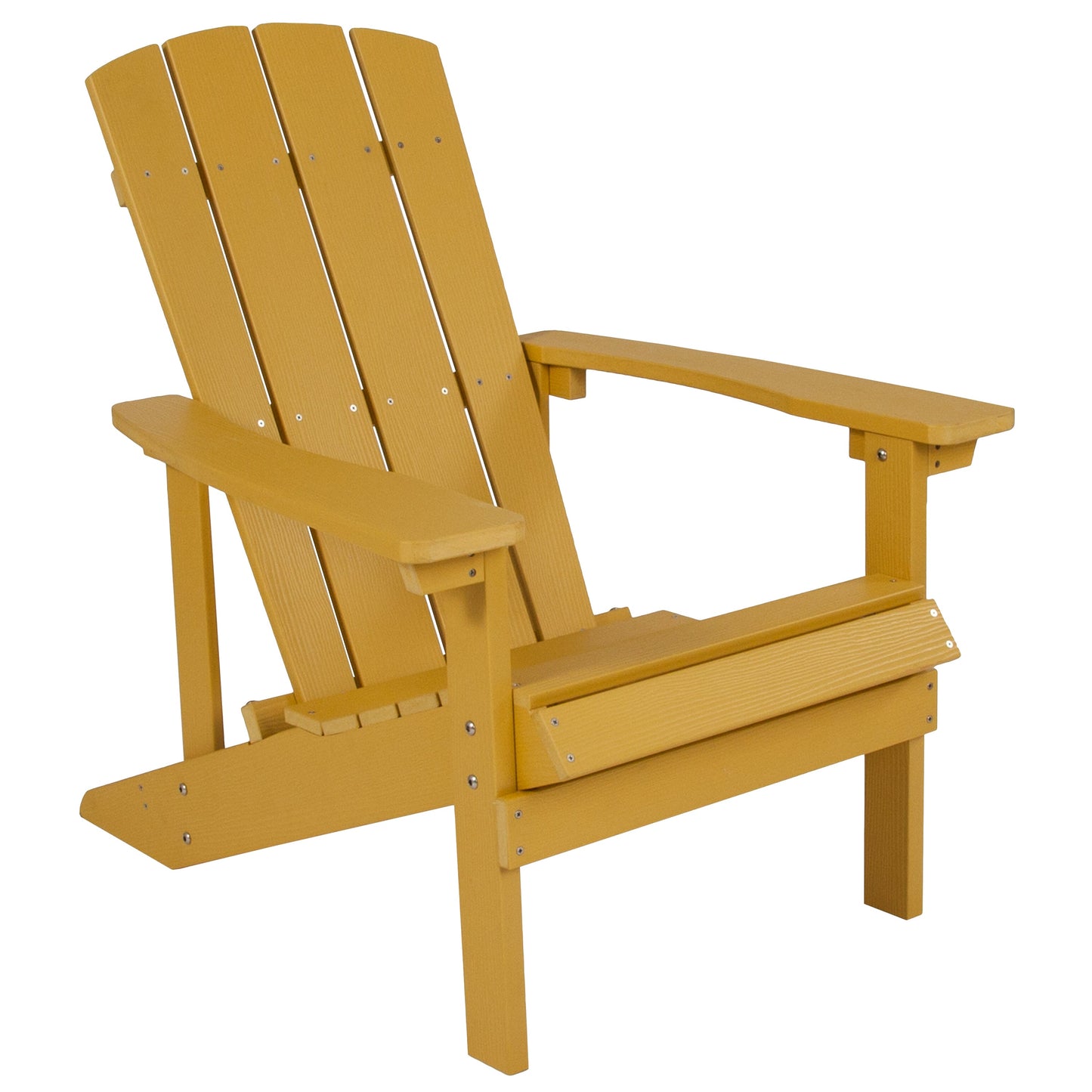 Yellow Poly Adirondack Chair JJ-C14501-YLW-GG