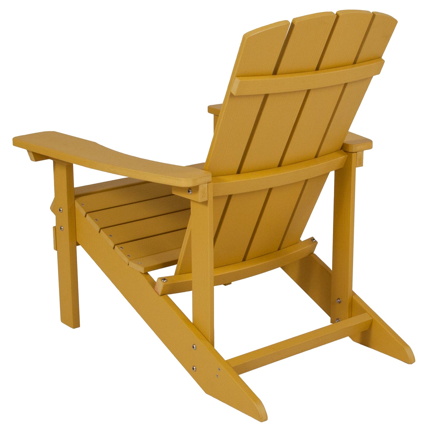 Yellow Poly Adirondack Chair JJ-C14501-YLW-GG