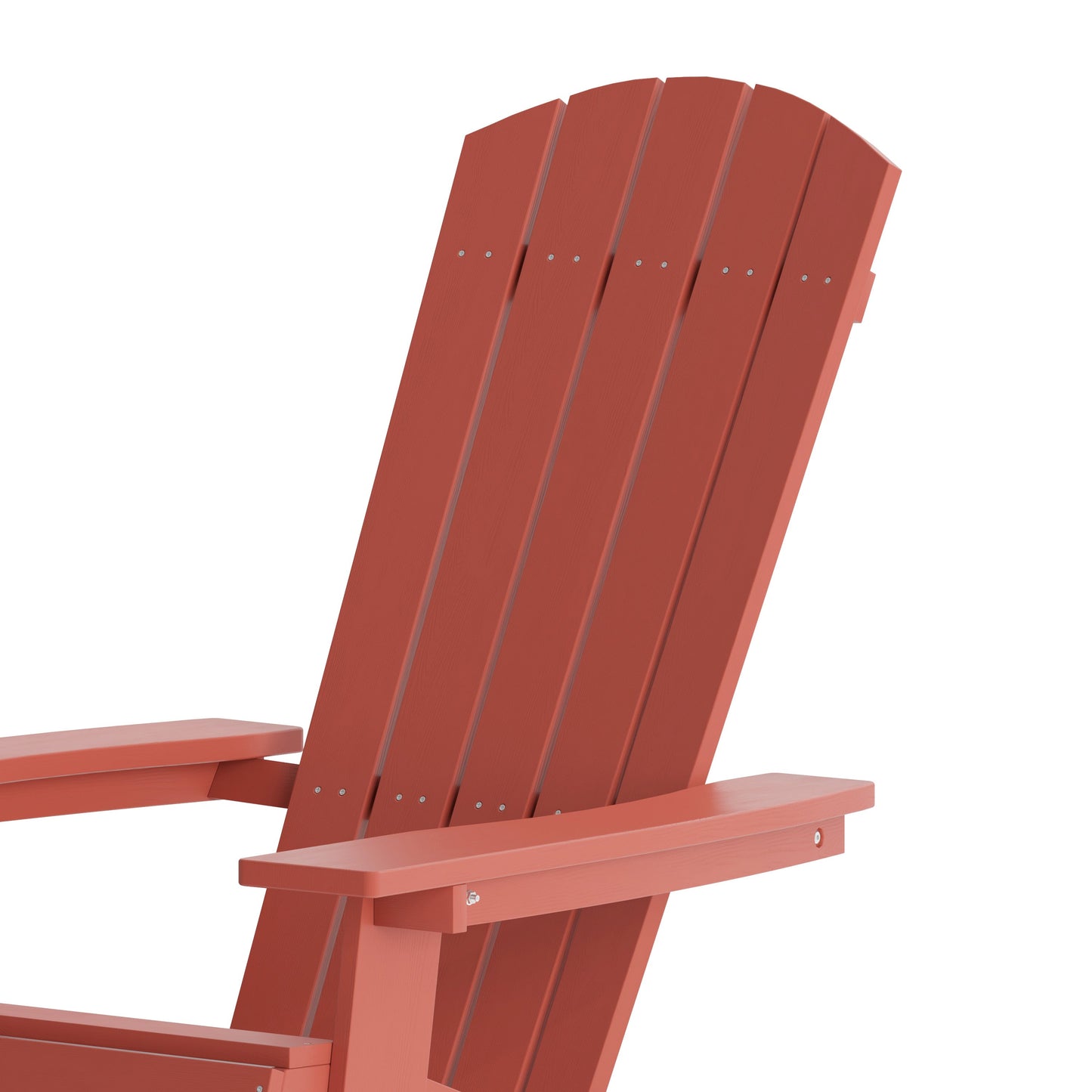 Red Folding Adirondack Chair JJ-C14505-RED-GG