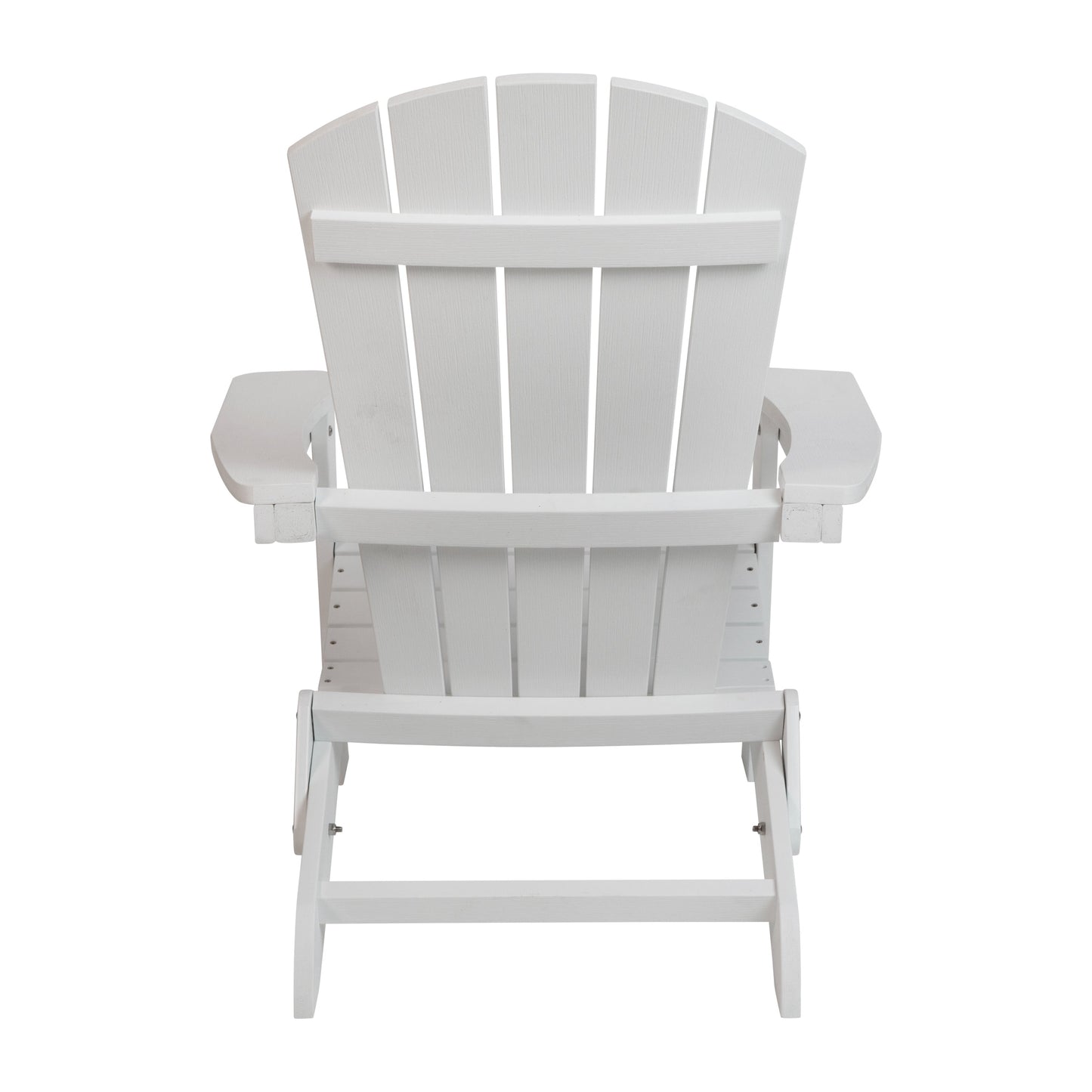 White Folding Adirondack Chair JJ-C14505-WH-GG