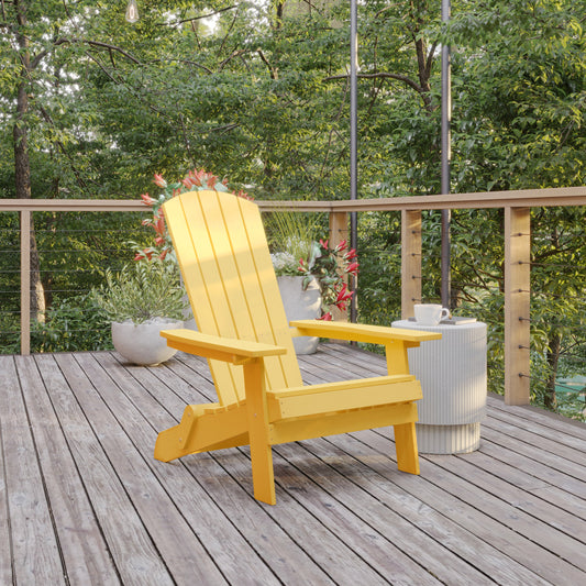 Yellow Adirondack Chair JJ-C14505-YLW-GG