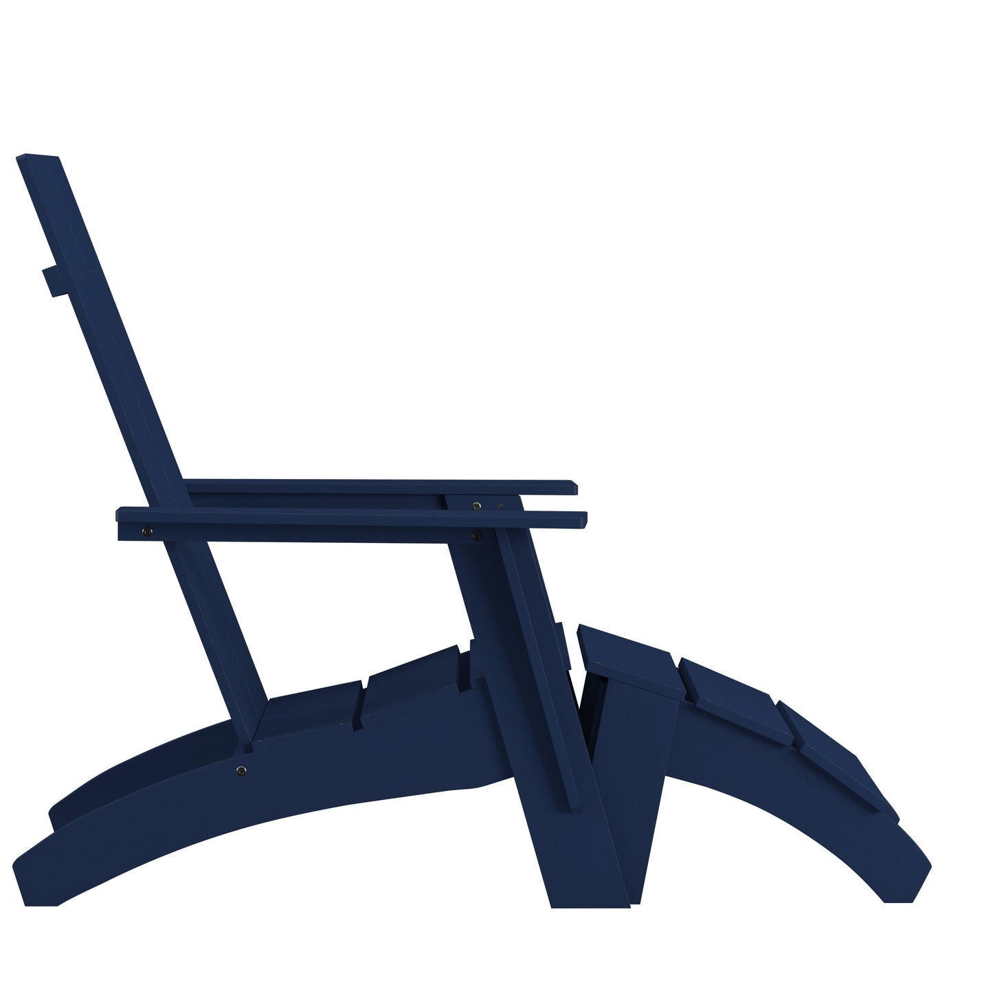 Navy Chair & Ottoman Set JJ-C14509-14309-NV-GG