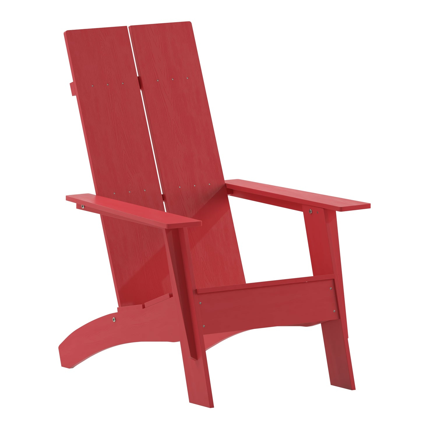 Red Modern Adirondack Chair JJ-C14509-RED-GG