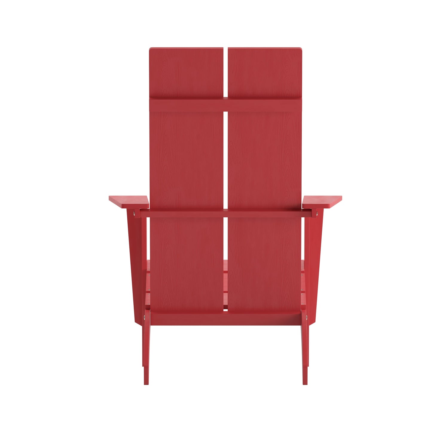 Red Modern Adirondack Chair JJ-C14509-RED-GG