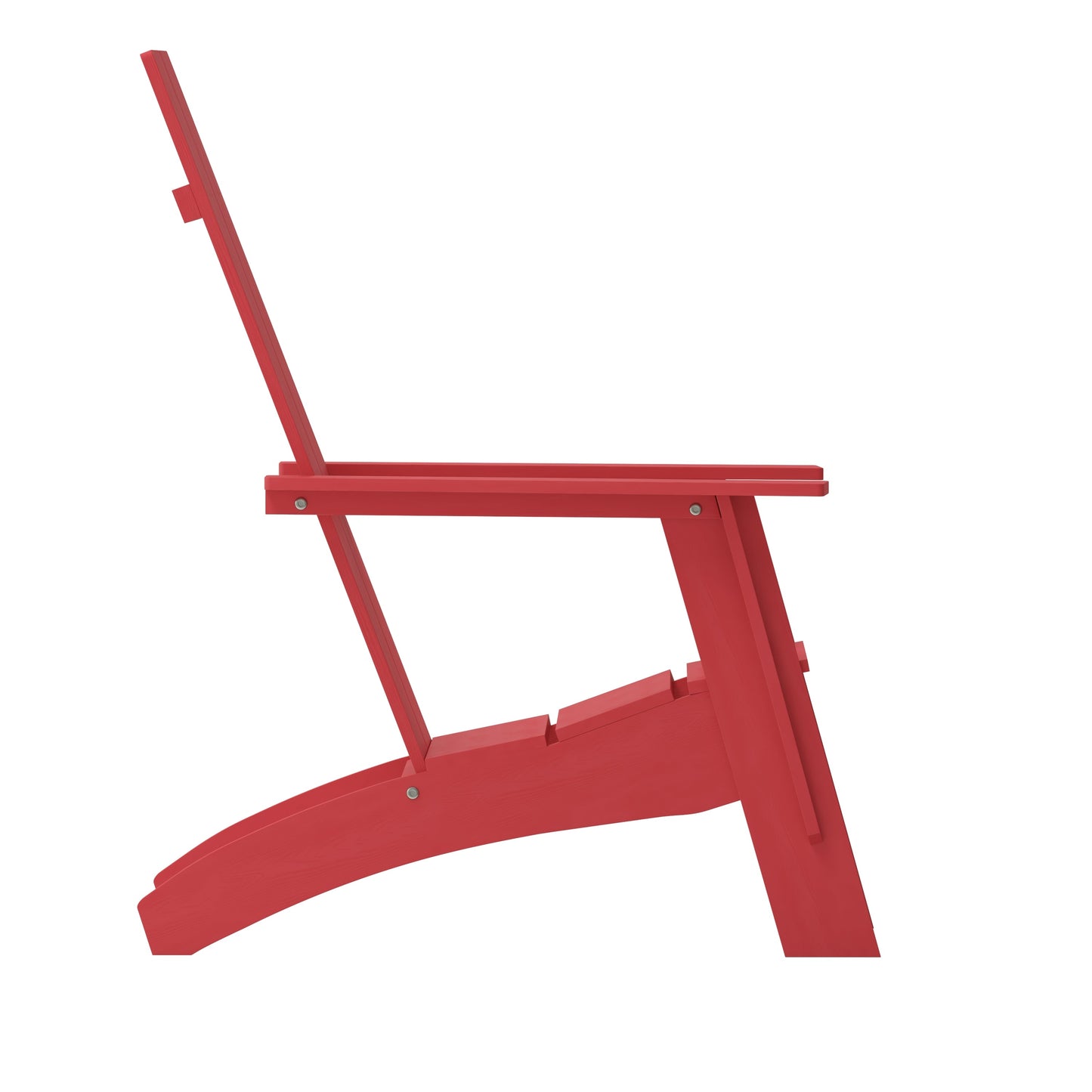 Red Modern Adirondack Chair JJ-C14509-RED-GG