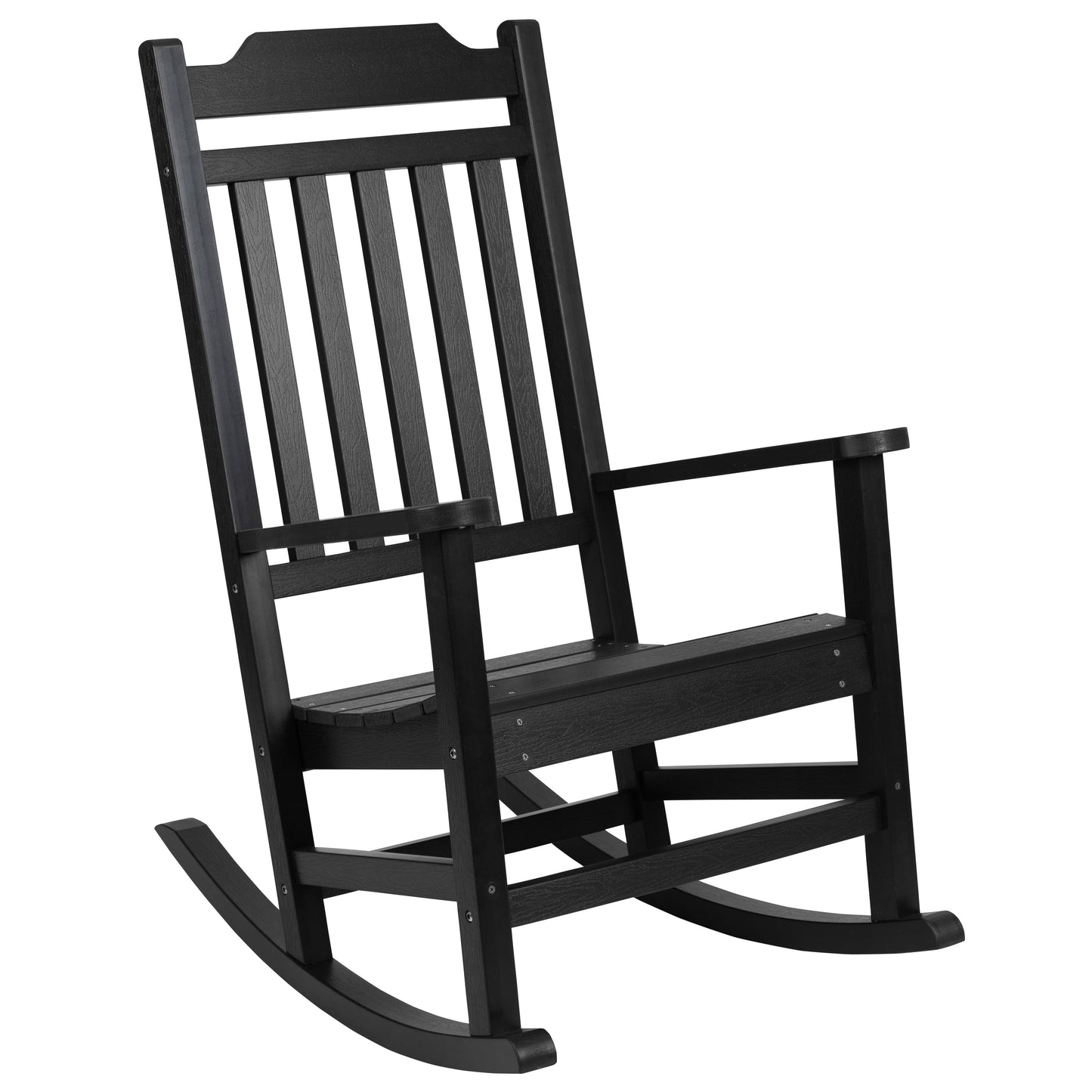 Black Wood Rocking Chair JJ-C14703-BK-GG