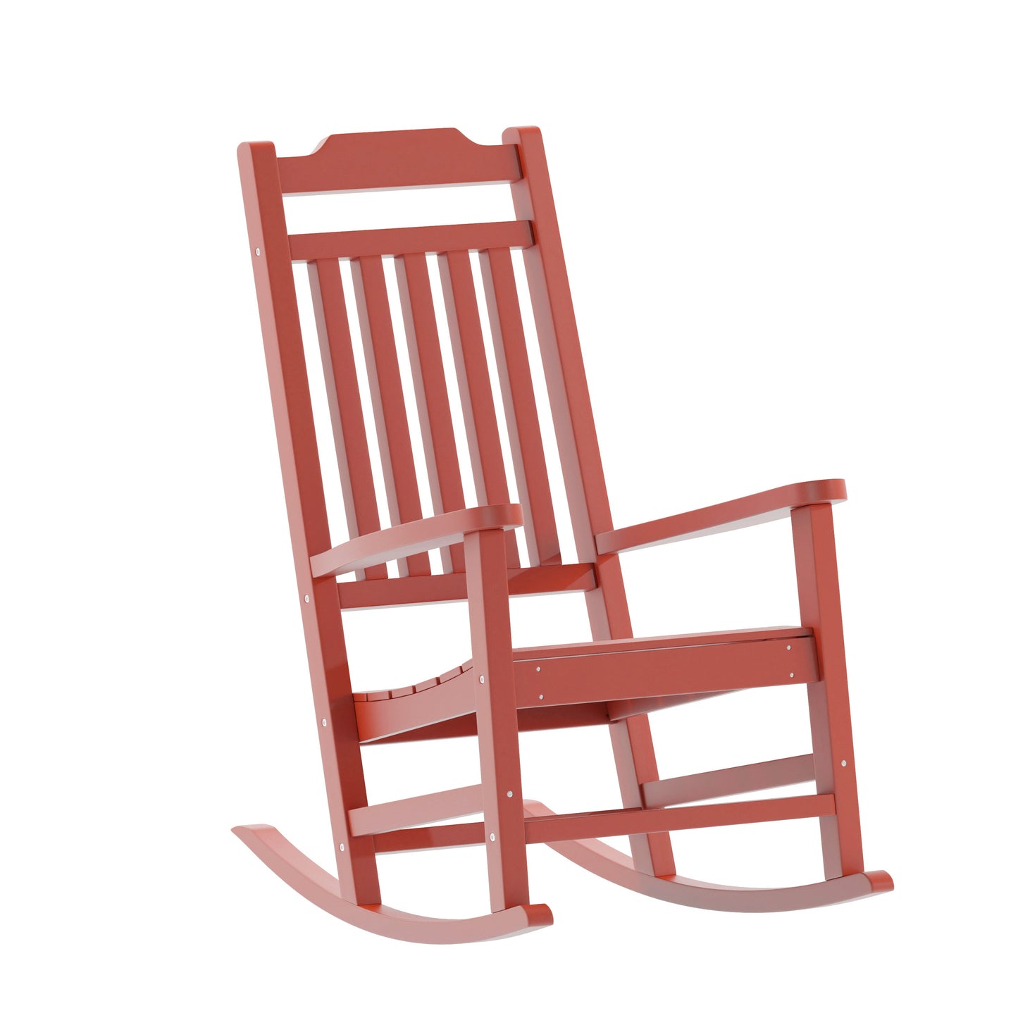 Red Wood Rocking Chair JJ-C14703-RED-GG