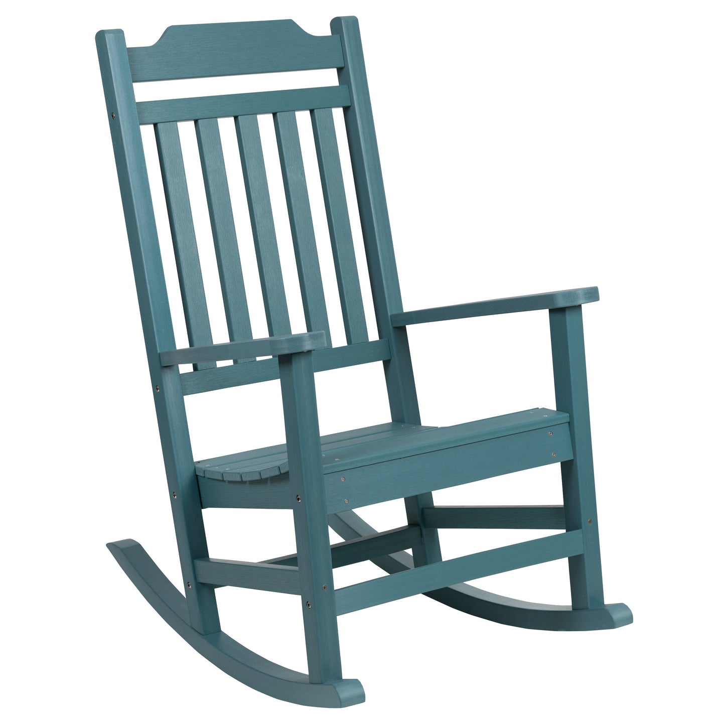 Teal Wood Rocking Chair JJ-C14703-TL-GG