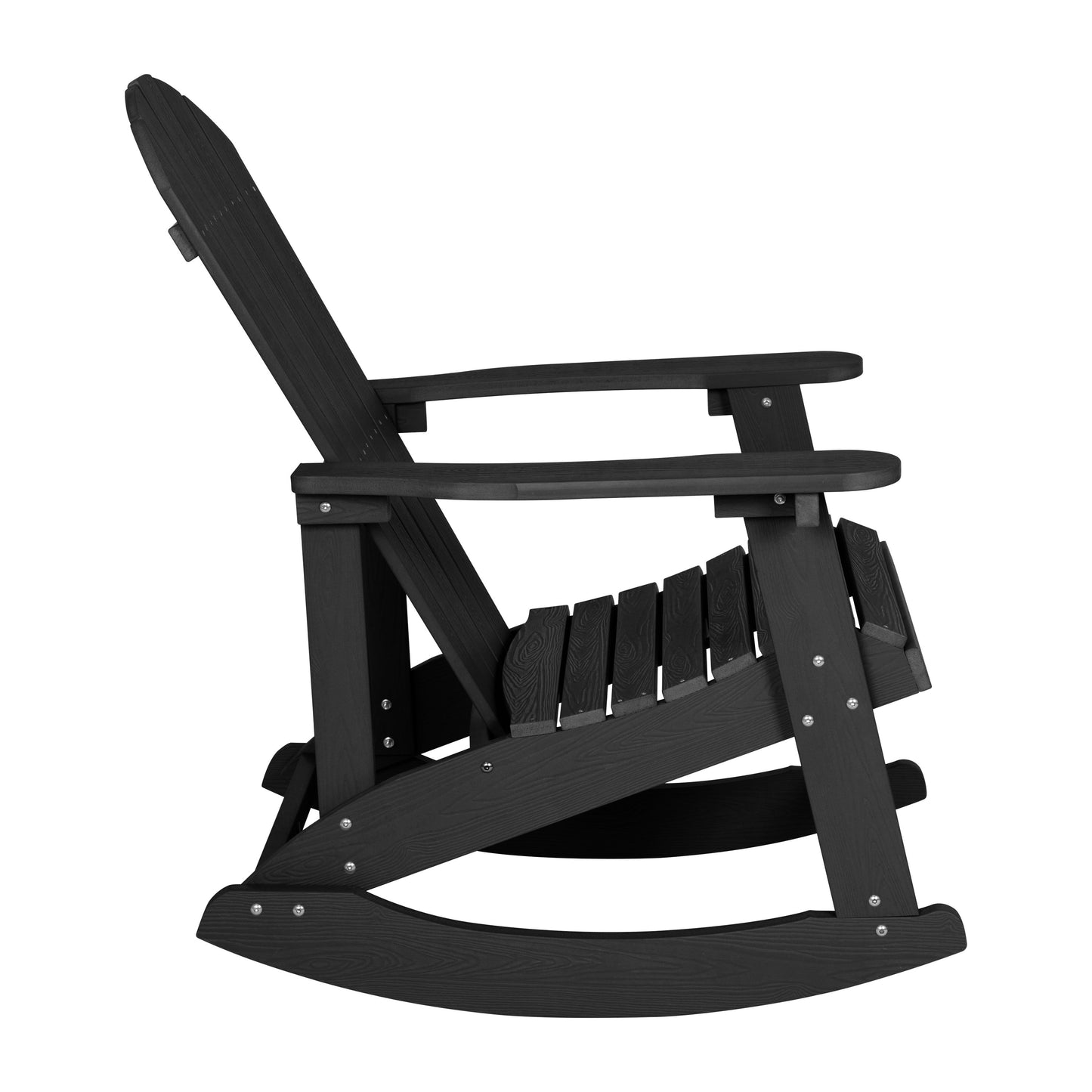 Black Resin Rocking Chair JJ-C14705-BK-GG