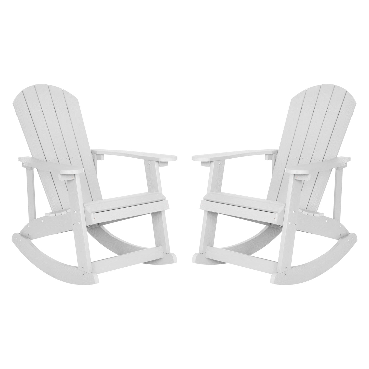 2 Pack White Resin Rockers JJ-C14705-WH-2-GG