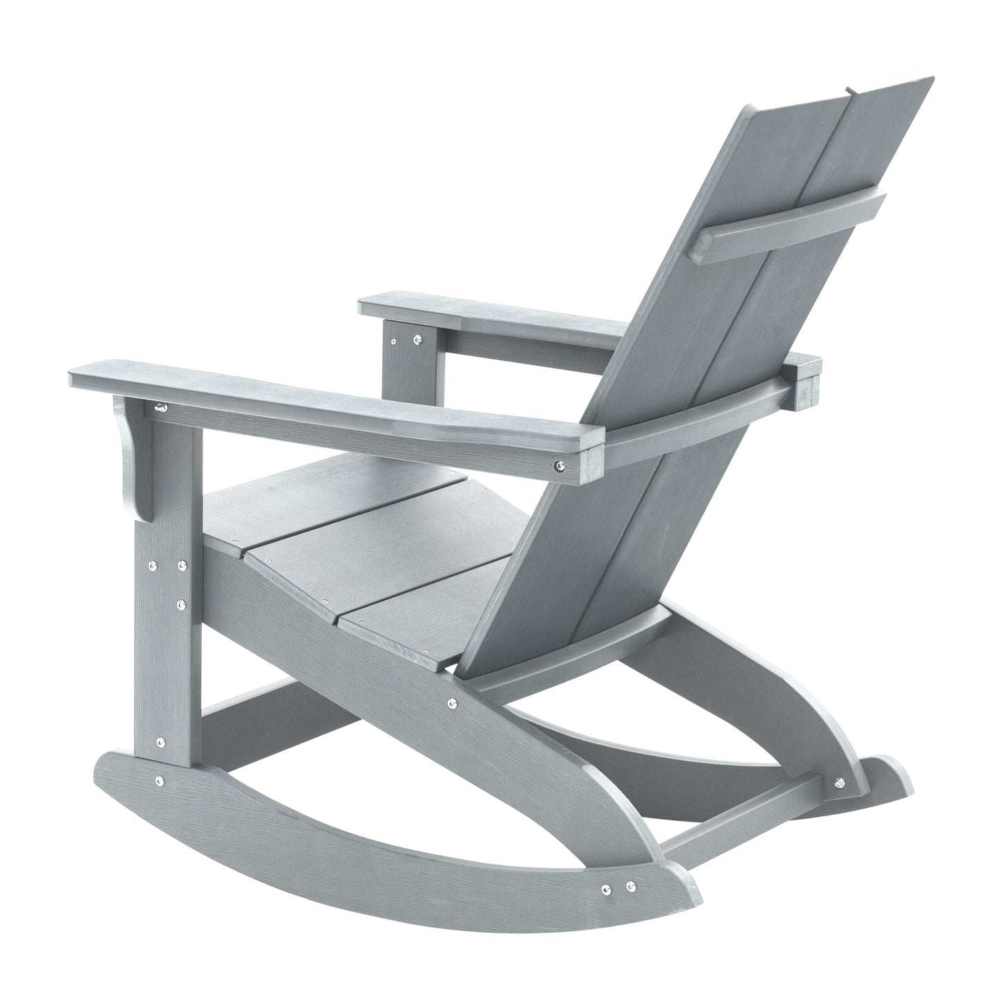 2 PK Gray Resin Rocking Chair JJ-C14709-GY-2-GG