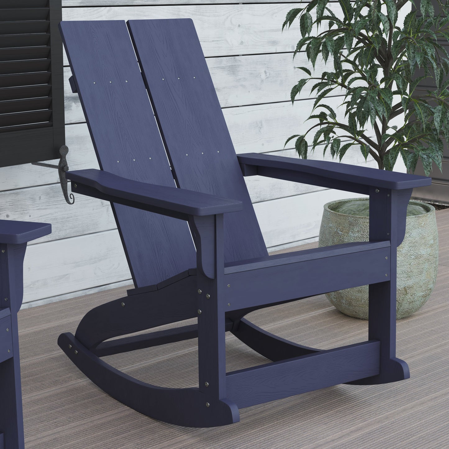 Navy Resin Rocking Chair JJ-C14709-NV-GG