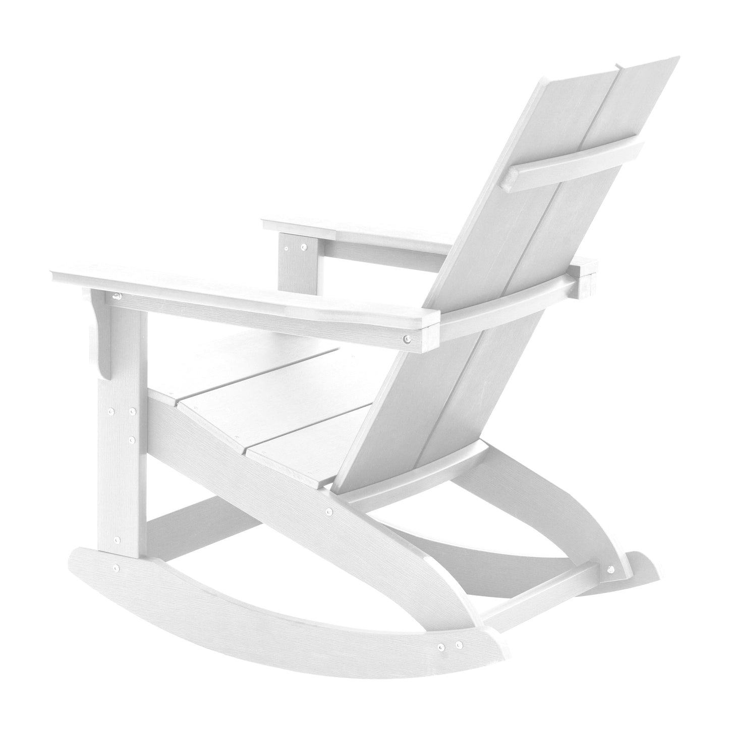 White Resin Rocking Chair JJ-C14709-WH-GG