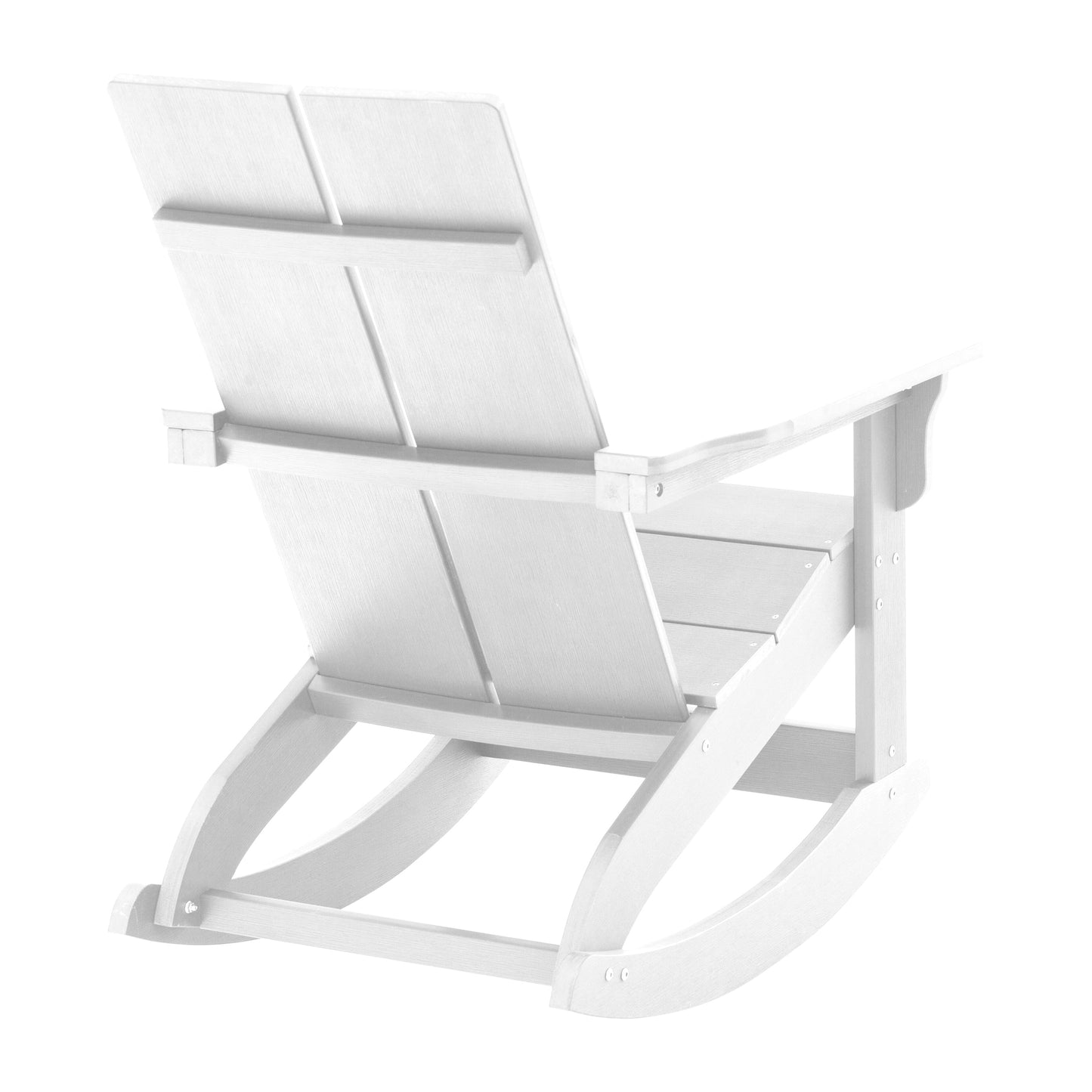 White Resin Rocking Chair JJ-C14709-WH-GG