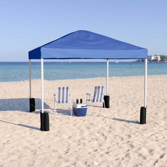 10'x10' Blue Pop Up Canopy JJ-GZ1010PKG-BL-GG