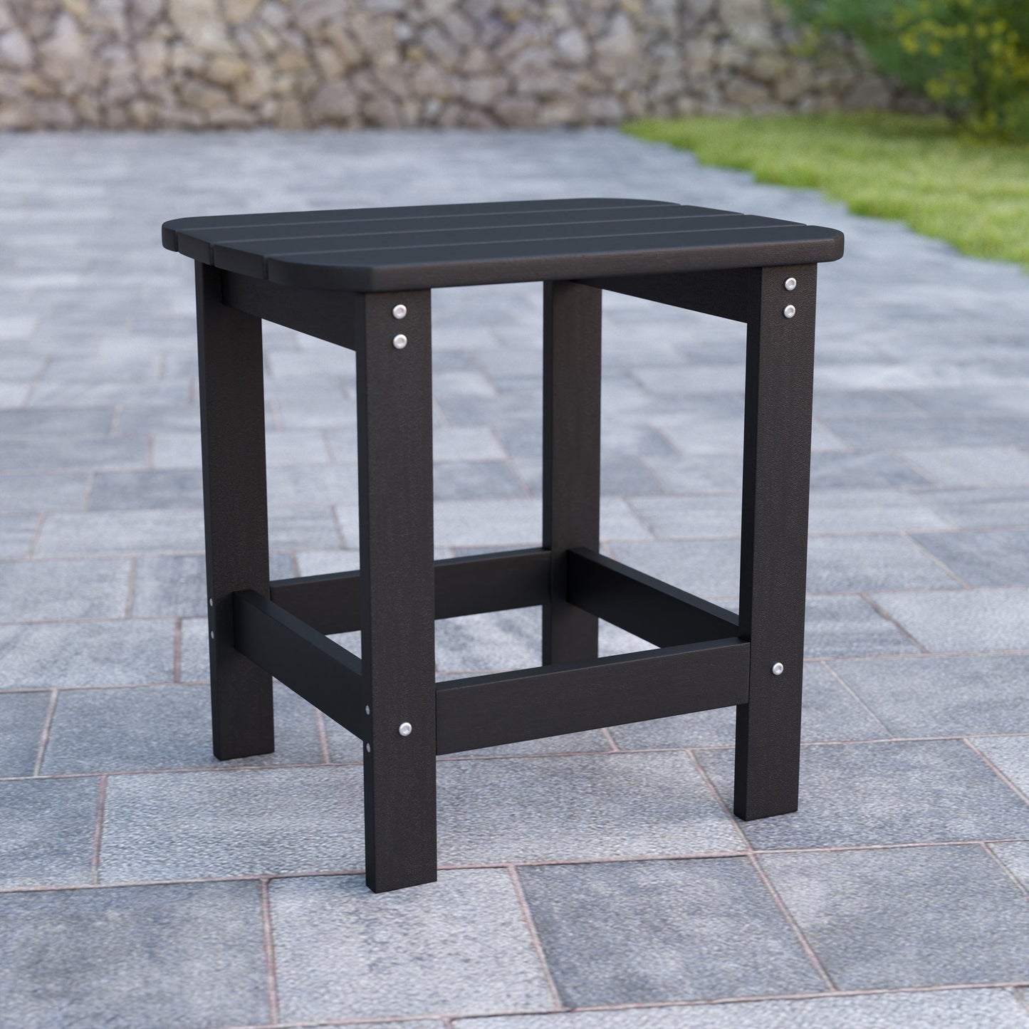 Black Adirondack Side Table JJ-T14001-BLK-GG