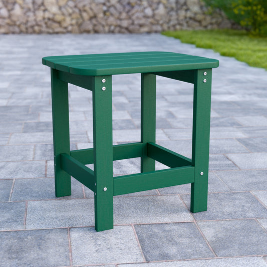 Green Adirondack Side Table JJ-T14001-GRN-GG