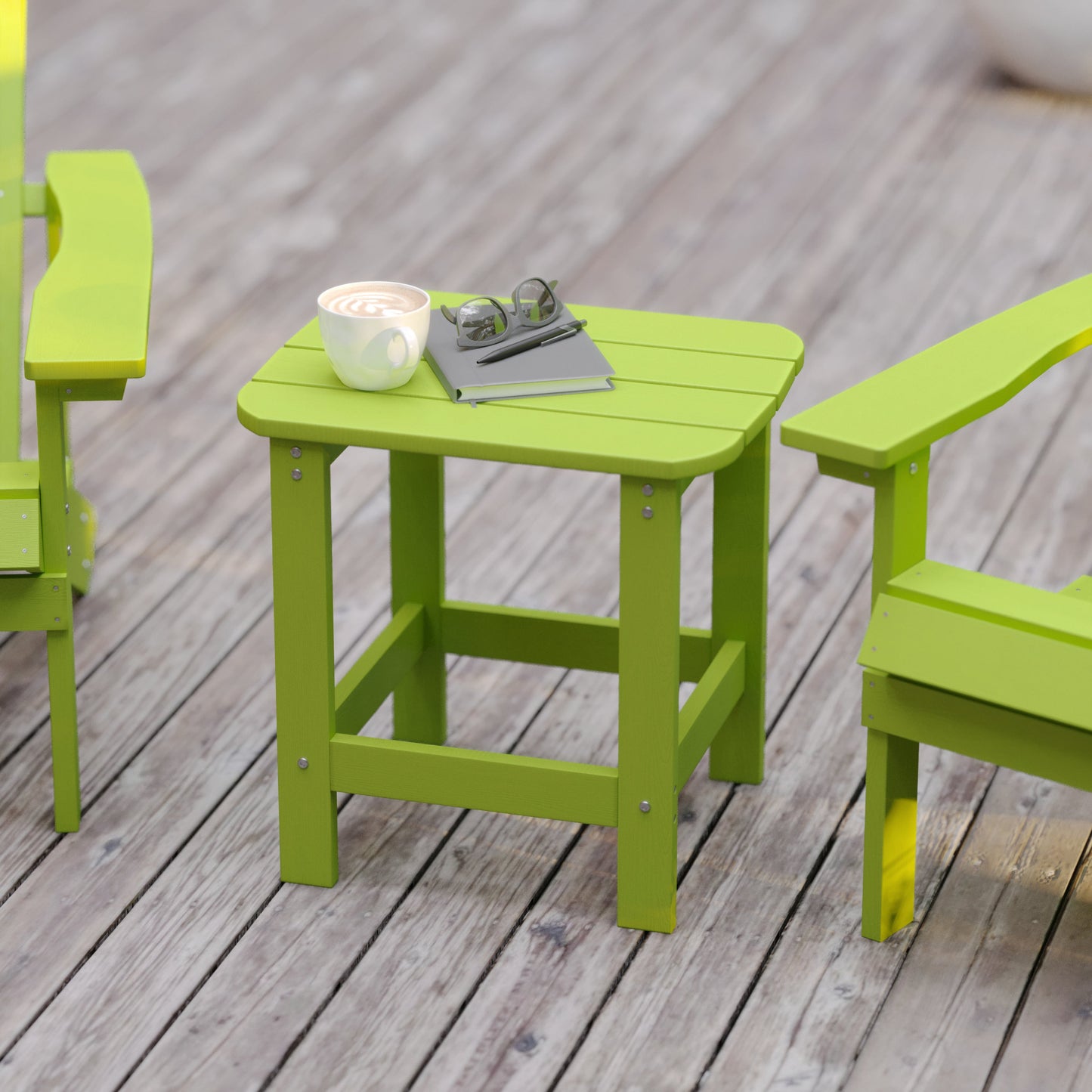 Lime Adirondack Side Table JJ-T14001-LM-GG