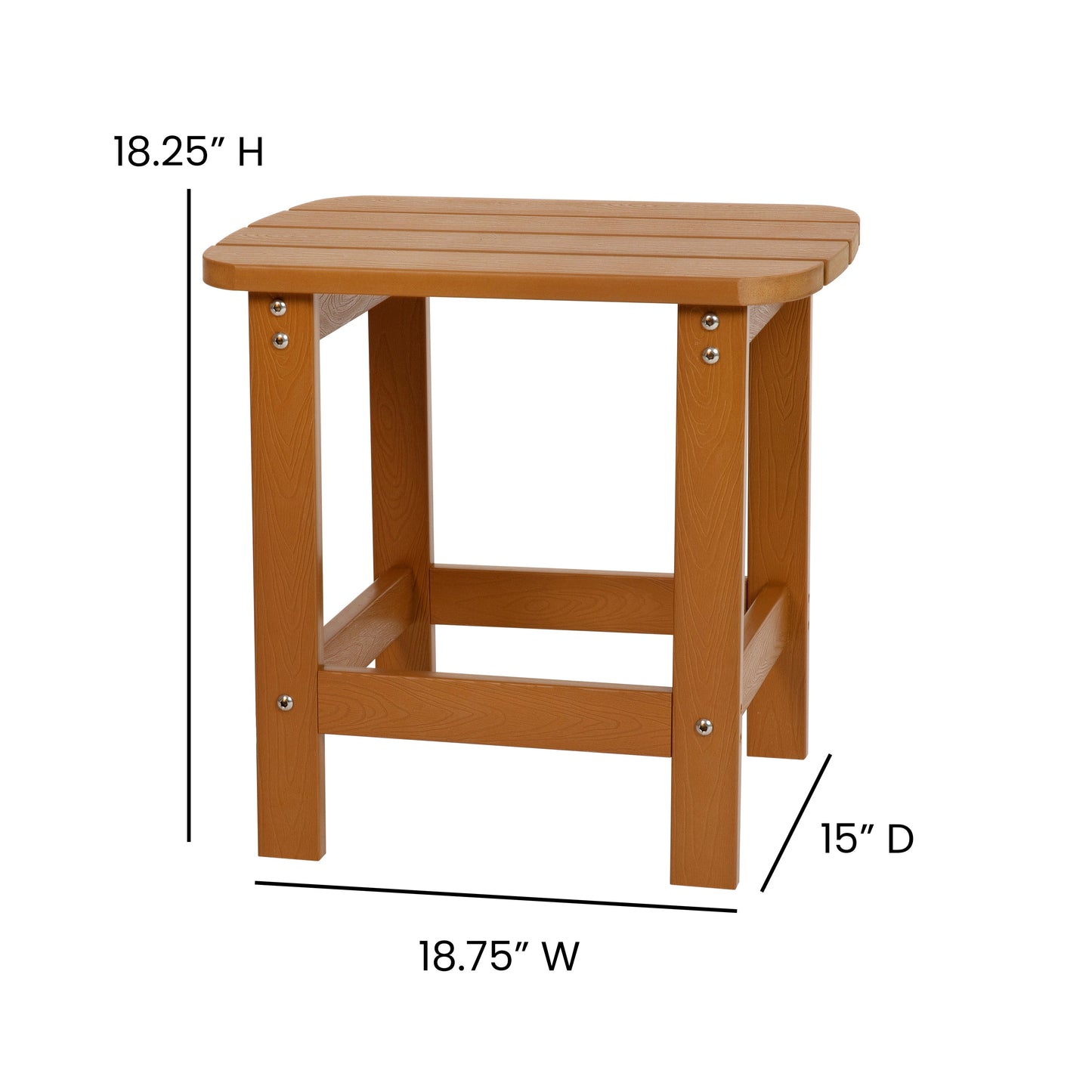 Teak Adirondack Side Table JJ-T14001-TEAK-GG